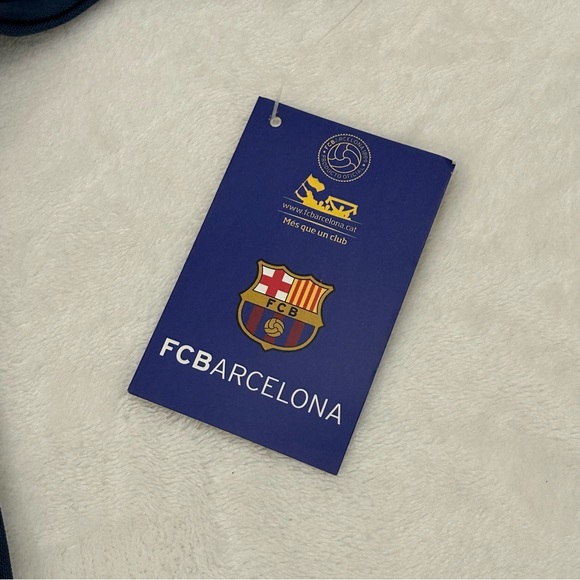 FC Barcelona Navy Blue Official FCB Futbol Athletic Soccer Jersey Adult Sizes - Picture 3 of 12
